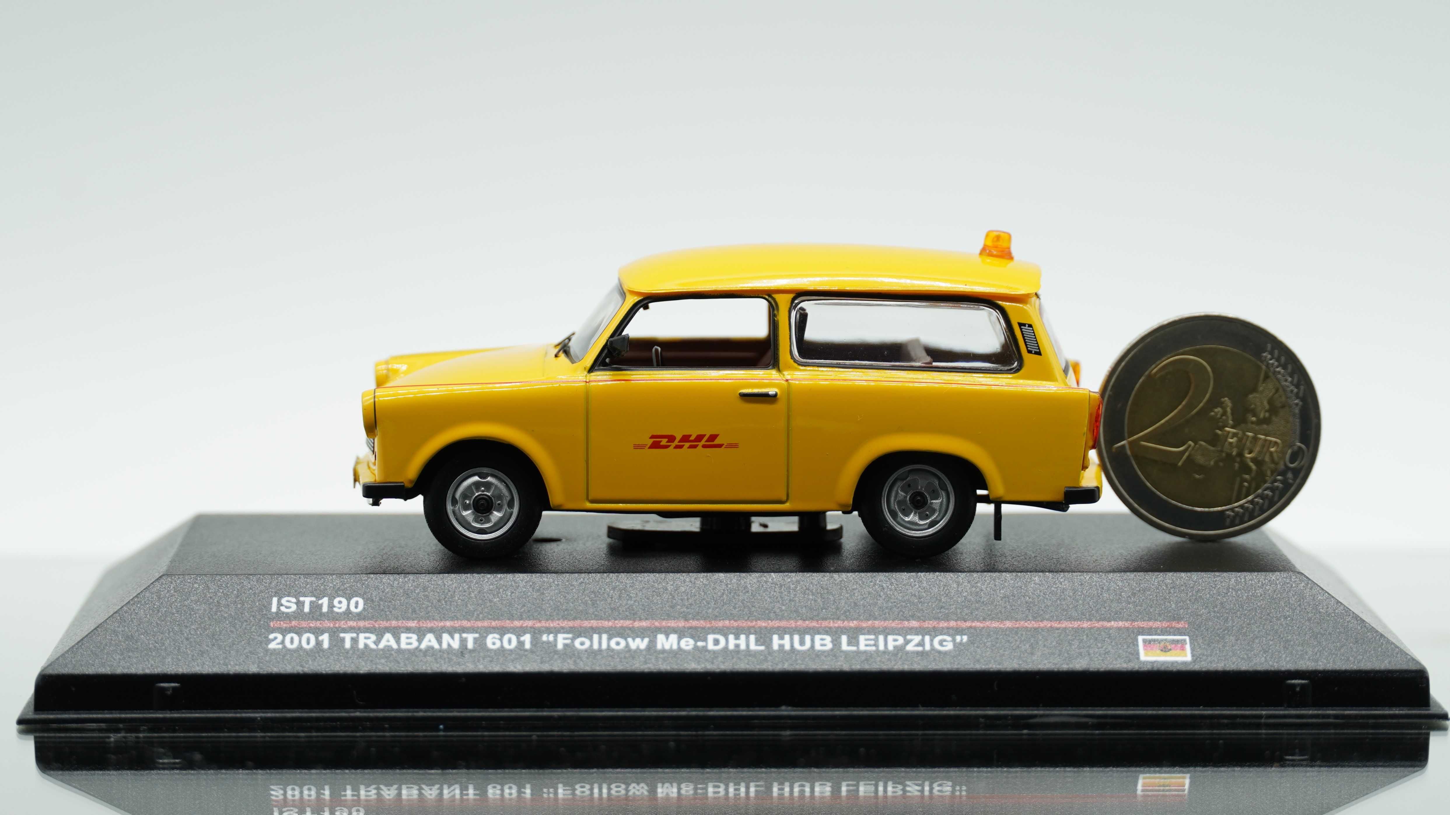 2001 Trabant 601S  - Follow Me DHL Hub Leipzig - Ist Models 1/43