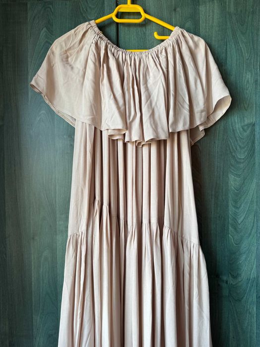 Rochie ampla din batist cu volane Cloche Creator