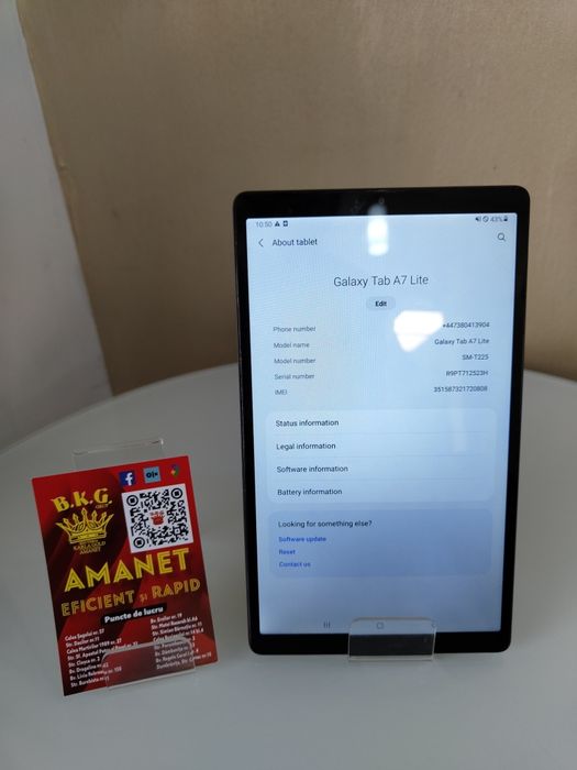 Samsung Tab A7 Lite 32gb Amanet BKG