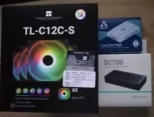Pachet ventilatoare Thermalright fanhub rgbhub convertor RGB-aRGB