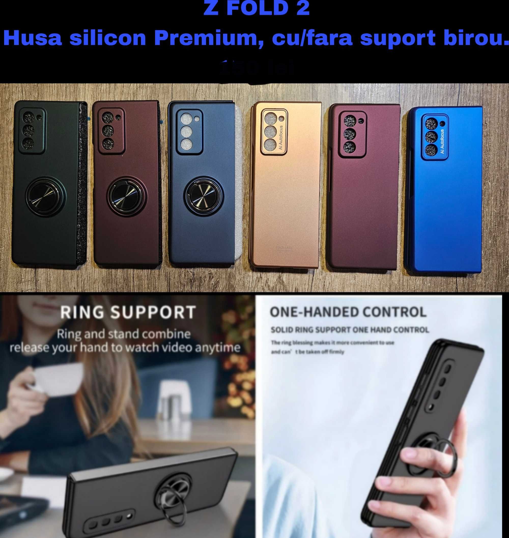 Husa Fold2 piele, silicon, slim