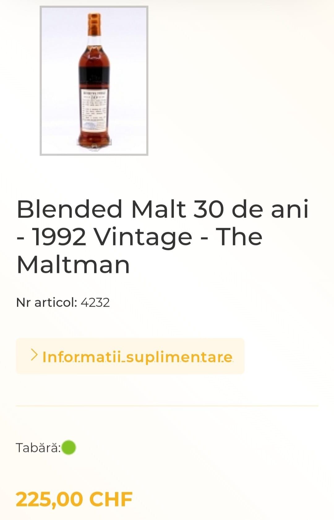 The Maltman vintage blende 1992