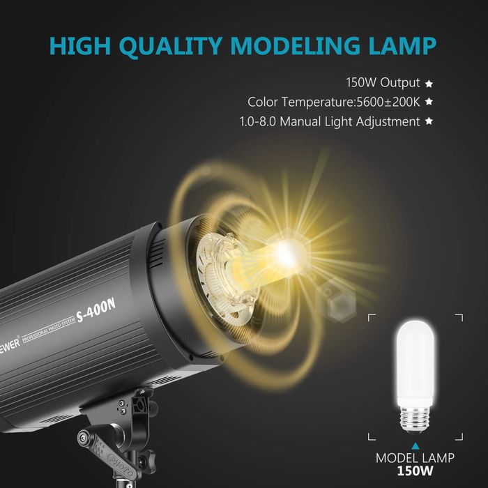 Проф. фото. светкавица. моноблок. Neewer. софтбокс. камера