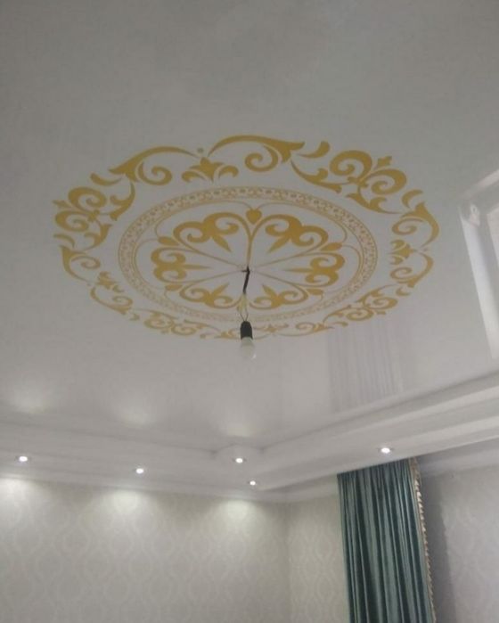 АКЦЯ-10% Натежной Потолок Услуги Натяжные Потолки Шымкент Натижной