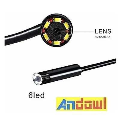 Camera endoscopica HD cablu 5 m, senzor de 2MP, Certificata IP67