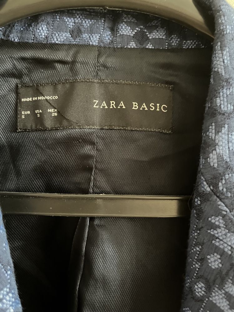 Пиджак Zara basic в цвете индиго