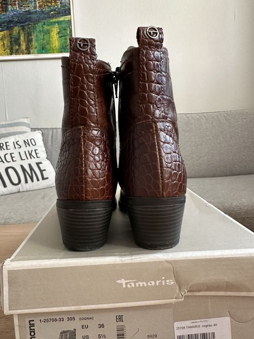 Кожени боти Tamaris