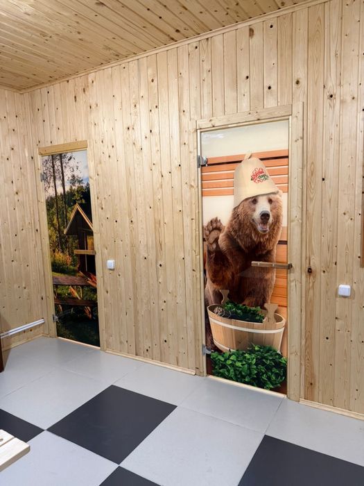 Семейная баня на дровах