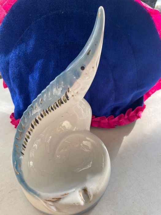 Редкая малотиражная фарфоровая статуэтка
«Осетр»