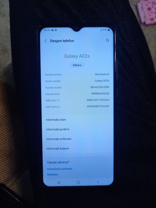 Telefon Samsung A02s impecabil