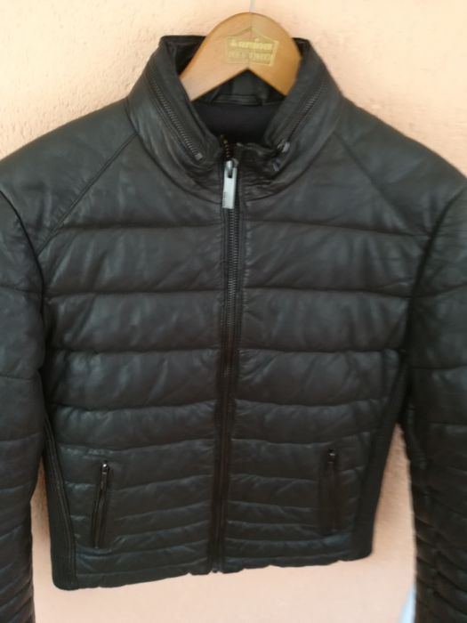 Geaca piele bărbați Zara Man M