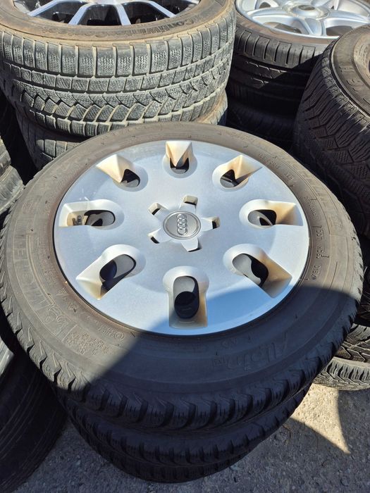 Roti Jante Anvelope IARNA 185/60/15 - OEM Audi A1 VW Polo Skoda Rapid