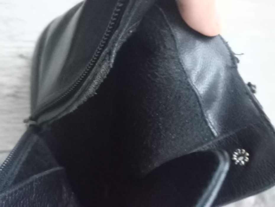 Продам зимние кожаные сапоги