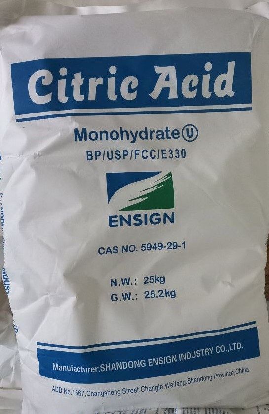 Limon kislotasi E 330 Monogidrat va Anogidrid