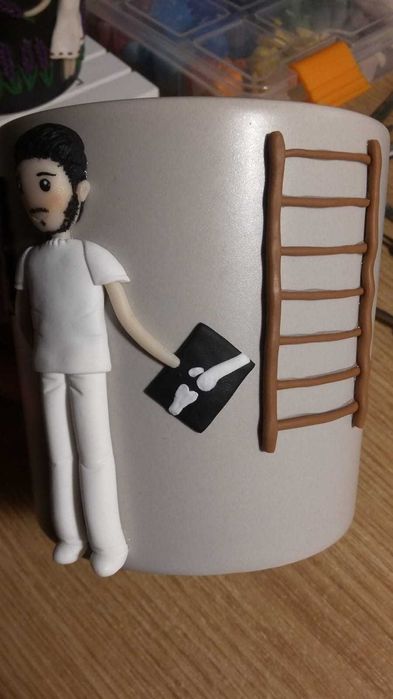 Cadou cana personalizata doctor/doctorita handmade