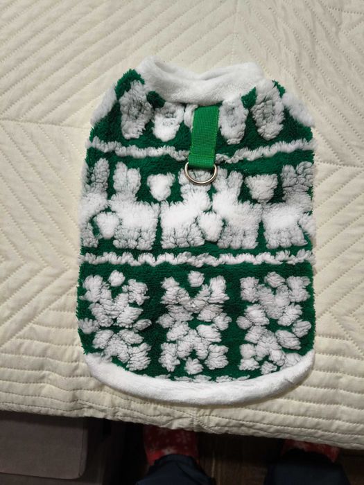 Коледно кучешко пуловерче