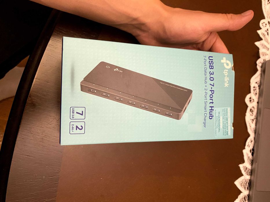 HUB USB TP-LINK UH720, 7 porturi USB 3.0, 2 porturi Fast Charging
