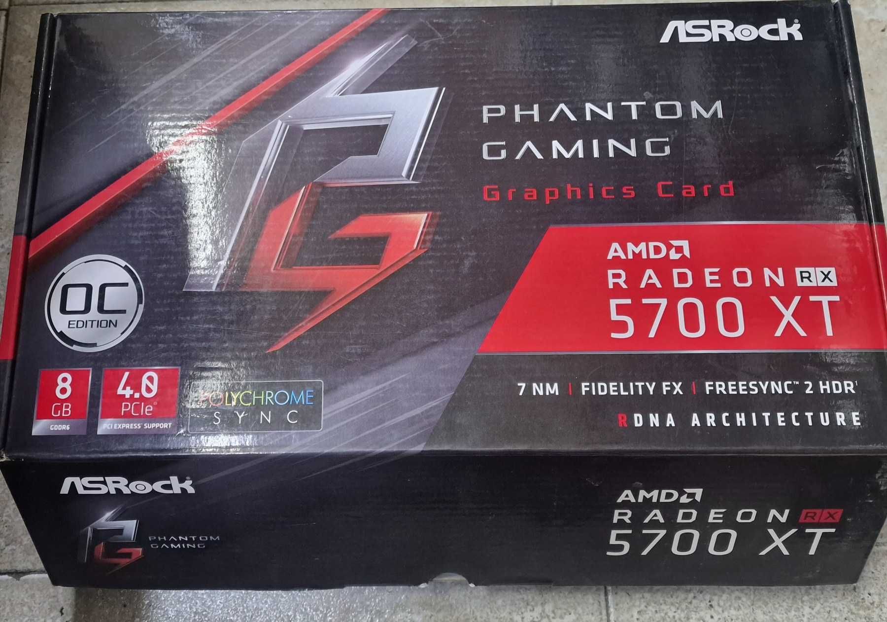 AMD Radeon RX5700X TAsus Republic of Gamers 8Gb DDR6 Гаранция 3 месеца