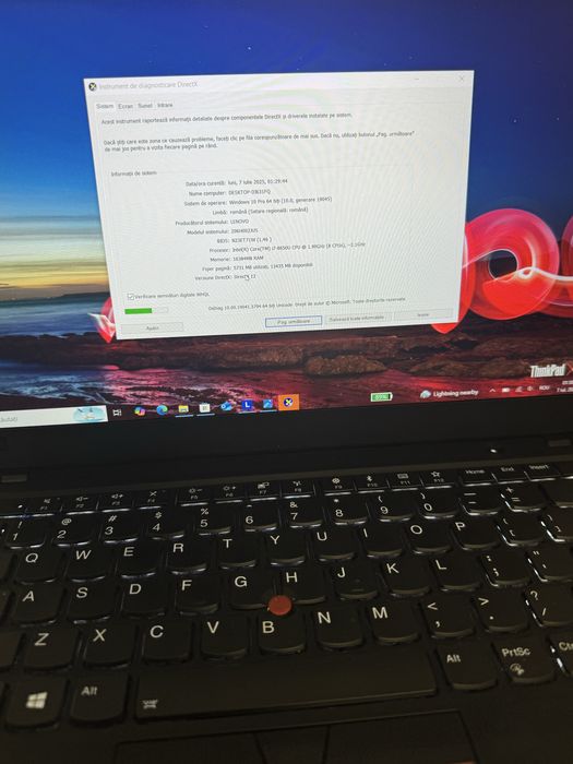 Laptop Thinkpad X1 Carbon SIM 5G i7-8650  Nvme 2TB Diagnoza Auto