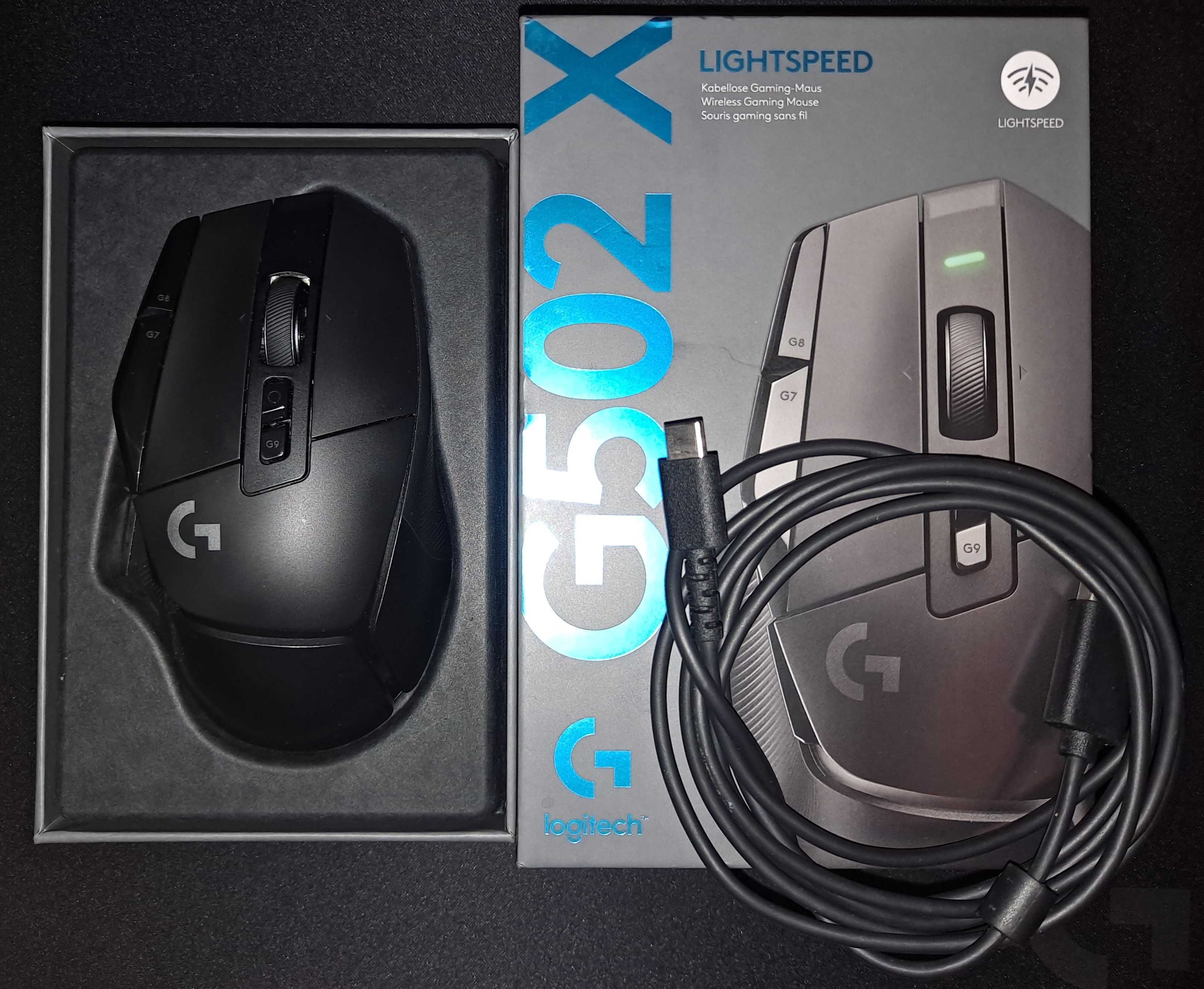 Mouse Gaming Wireless LOGITECH G502 X LIGHTSPEED, 25600 dpi, Negru