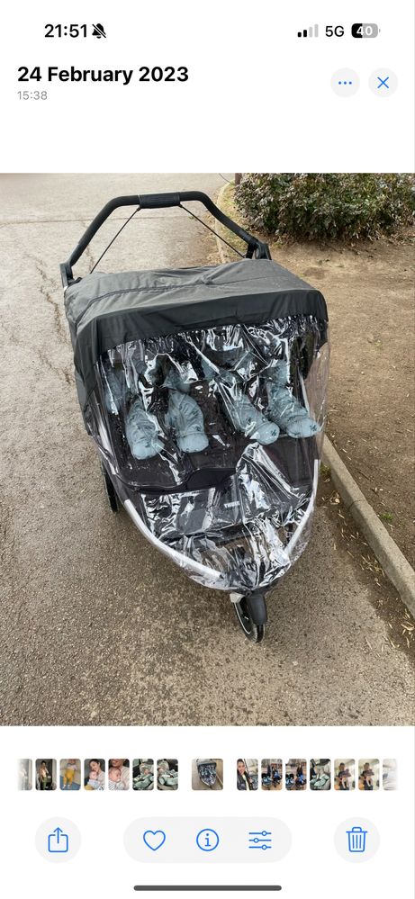 Количка Thule urban glide double