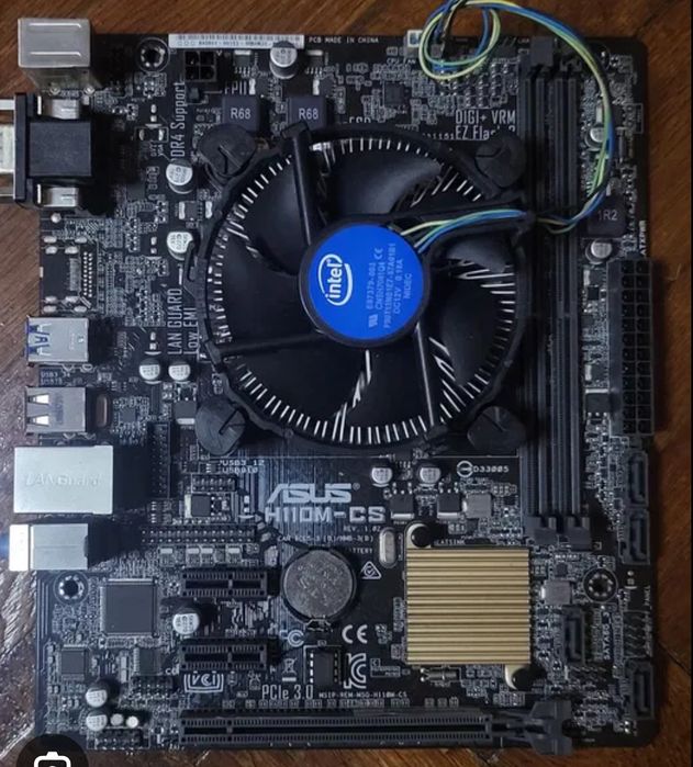 Placa de baza h110m cs + i3 7100
