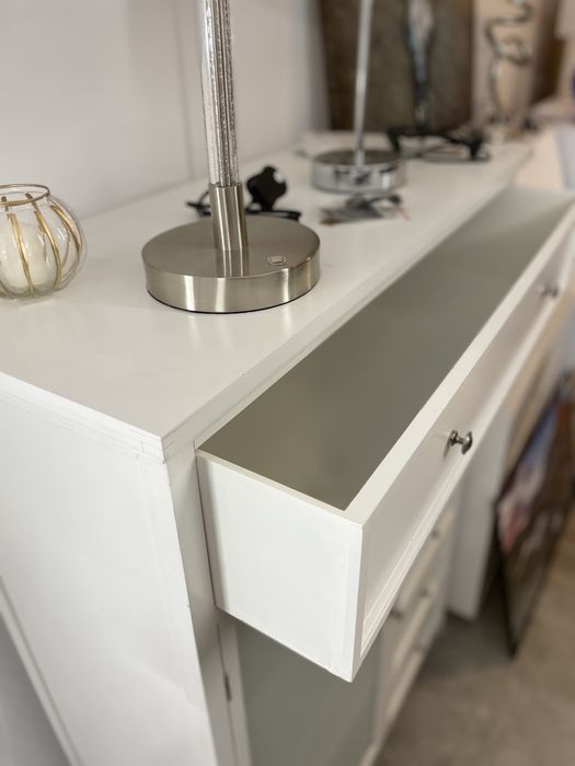 Comoda alba 133x40x95