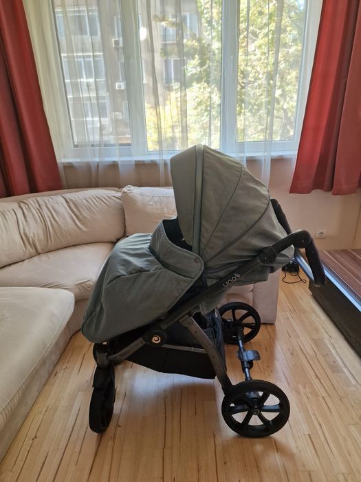 Бебешка количка Tutis Uno 3+, 2в1, цвят Menta