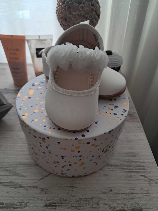 Официален сет рокля,жилетка и чорапогащник 12-18 мес 86-92 см C&A