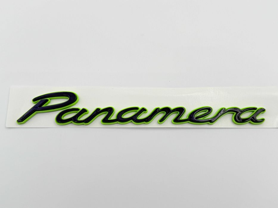 Emblema Compatibila PORSCHE Panamera Hybrid negru