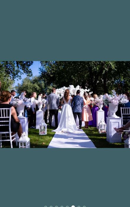 Rochie mireasa (cu trena detasabila)