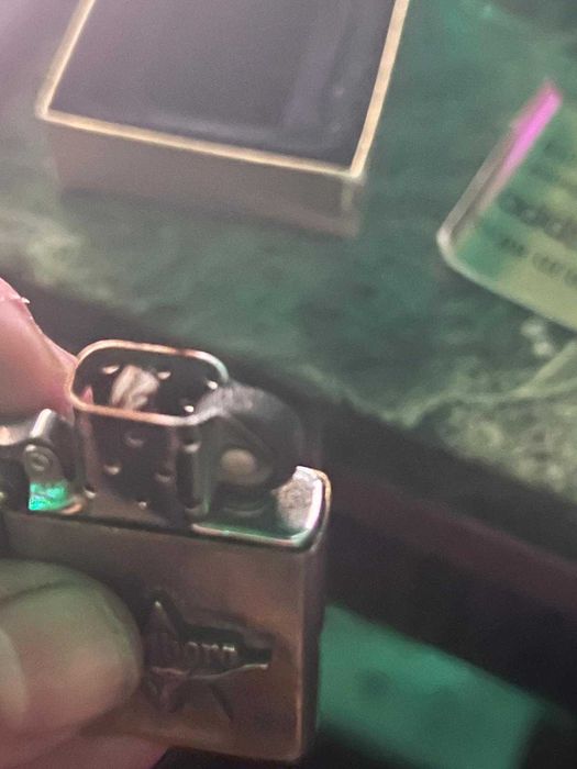 Рядка коликционерска запалка Marlboro longhorn Solid Brass 1993
