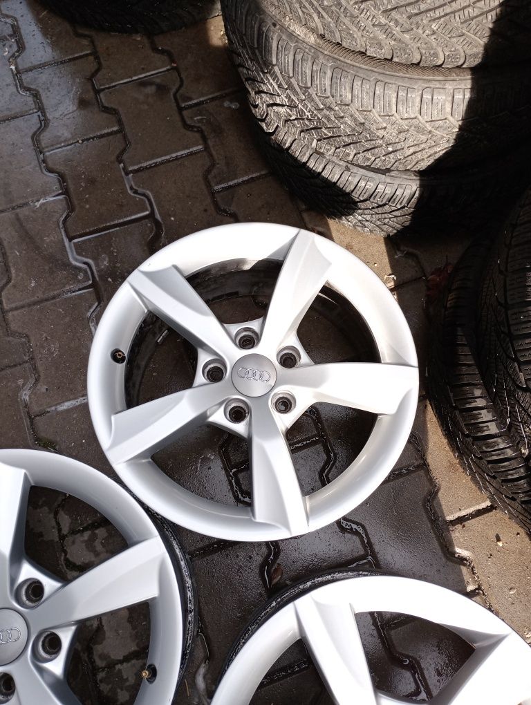 4 jante aliaj 5x112 R16 originale Audi A3 A4 A6,Q2,Q3
