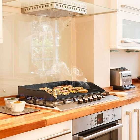 Placă de grătar universală din fontă, 58,5 x 40,5,gaz ,carbune