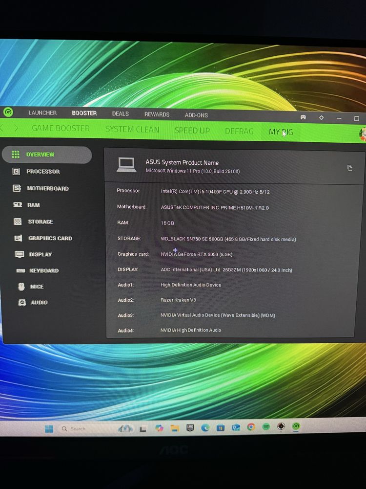 Vand PC gaming folosit un an