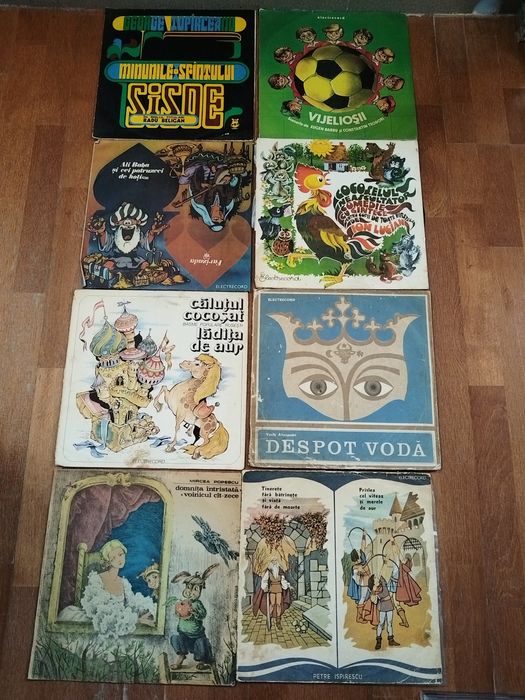Discuri /Viniluri vechi românești cu povesti și basme