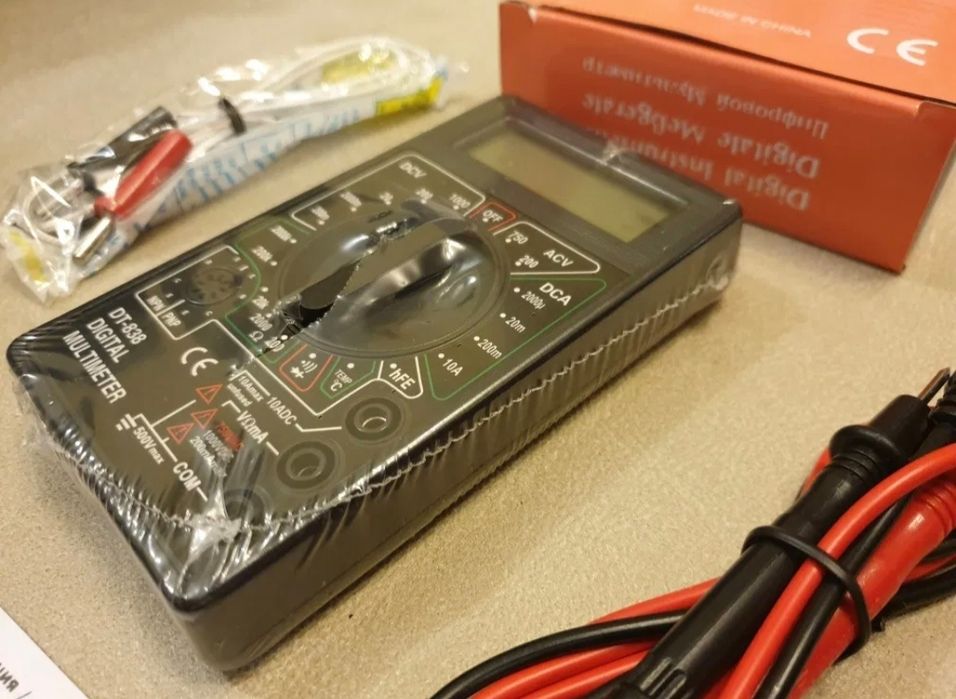 Тестер DT838 с прозвонкой, и термопарой