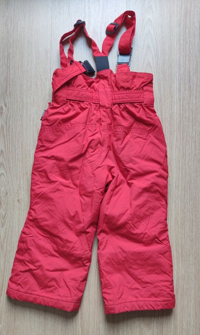 Pantaloni ski roșii mărimea 98 vârsta 3-4 ani