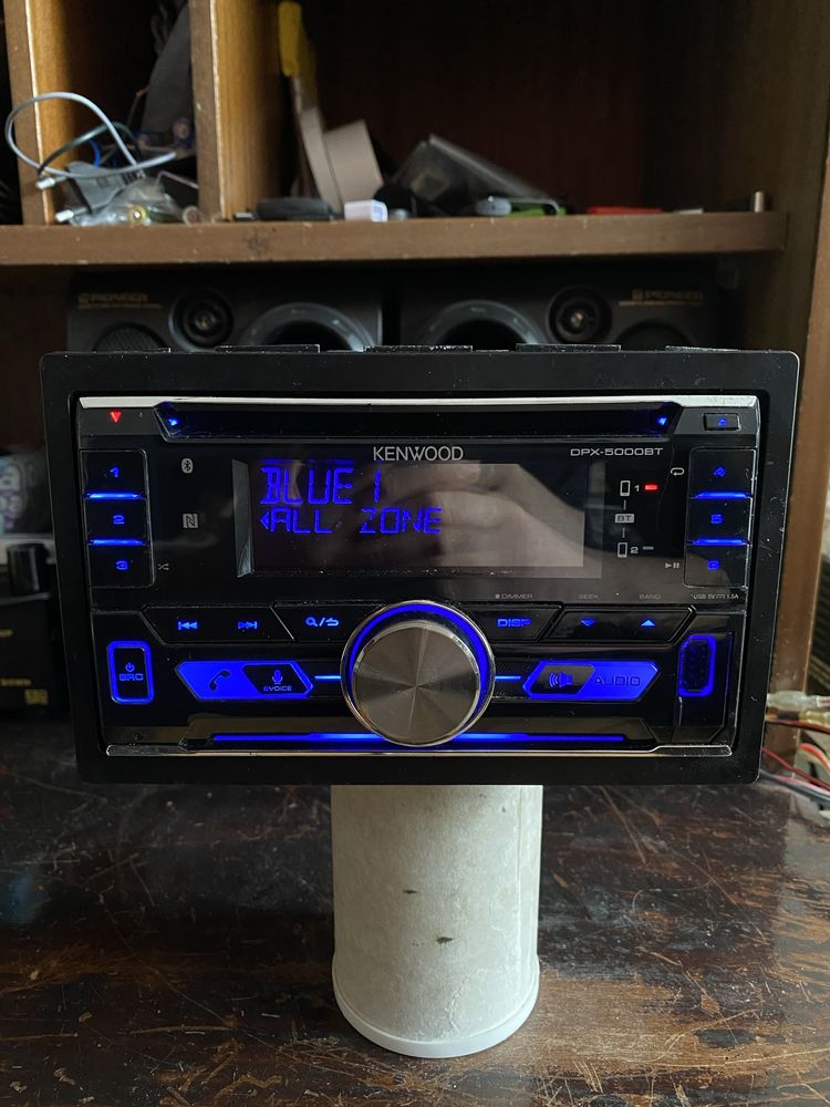 KENWOOD DPX-5000DAB - ДВОЕН ДИН - BLUETOOTH, USB, cd плеър сд, радио