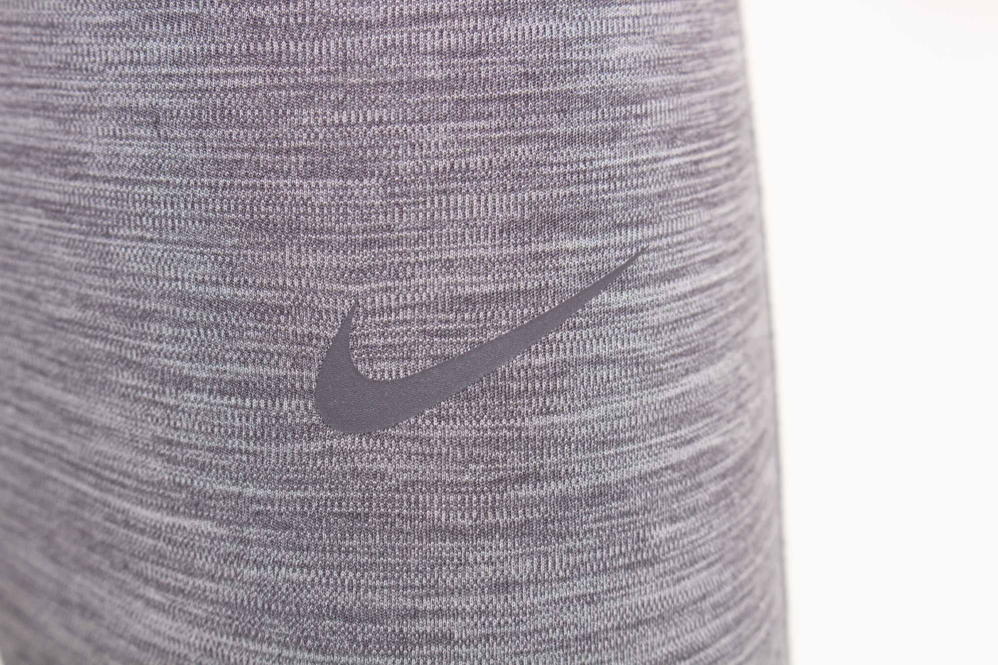 Nike Pro Оригинален дамски клин сив дълъг с мрежа S