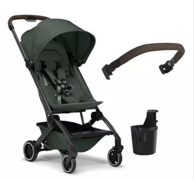 Carucior Joolz Aer cu 3 accesorii incluse, Forest Green