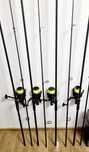 SET 4 Lansete Crap FL VIPER 3.90m 3.5 LBS + 4 Mulinete AVIATOR DP70