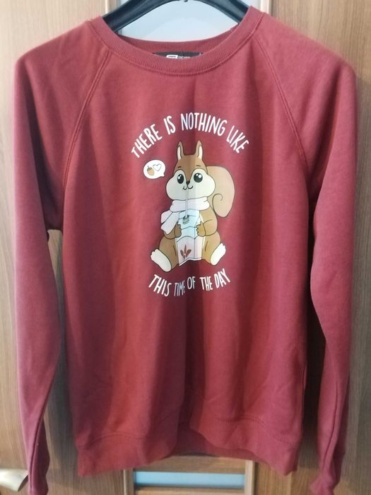 Bluza cu maneca lunga - imprimeu veverita S