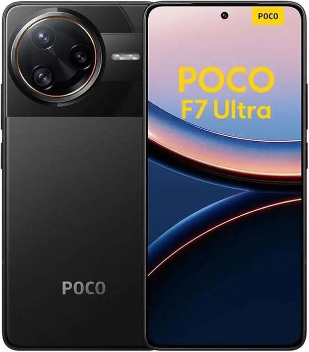 НОВ! Xiaomi Poco F7 Ultra 5G 512GB 12GB RAM Black / Yellow