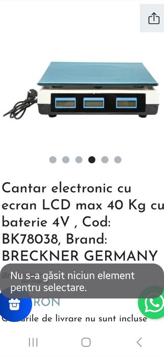 Cantar electronic LCD 40 KG