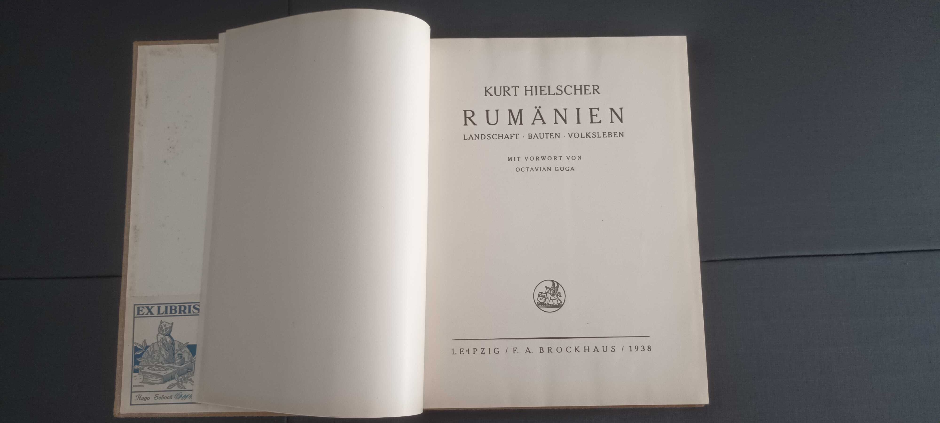 Album Ilustrat Romania Kurt Hielscher - Roumanien - 1938