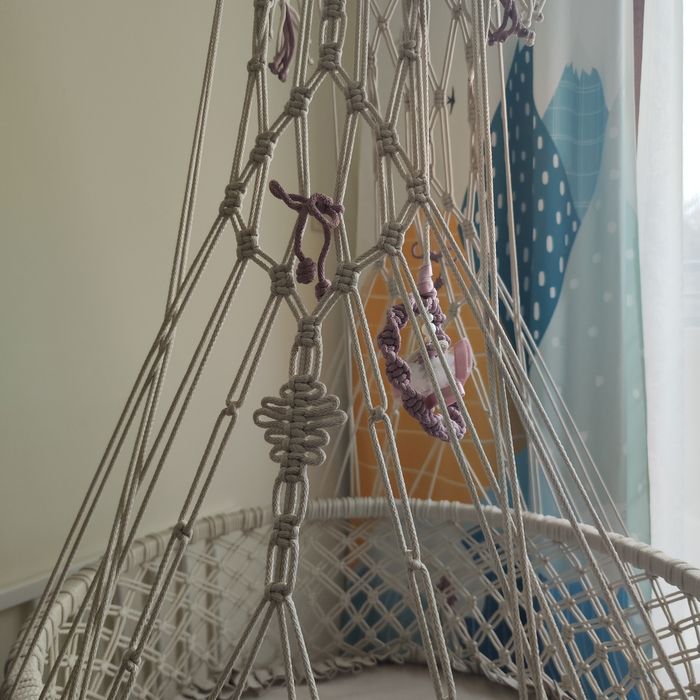 Ръчно изработена детска люлка