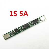 1S BMS 3.7V 5A, защитна платка PCB BMS board, 4.2V 5A, 4.25V 5A