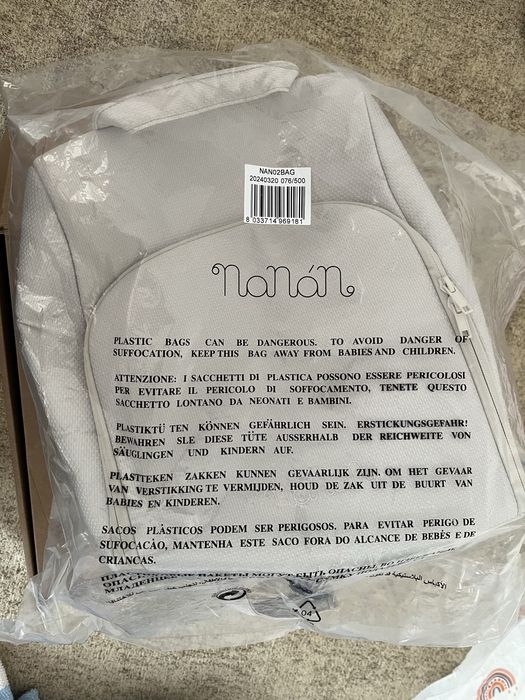 Geanta tip rucsac bebe maternitate Nanan