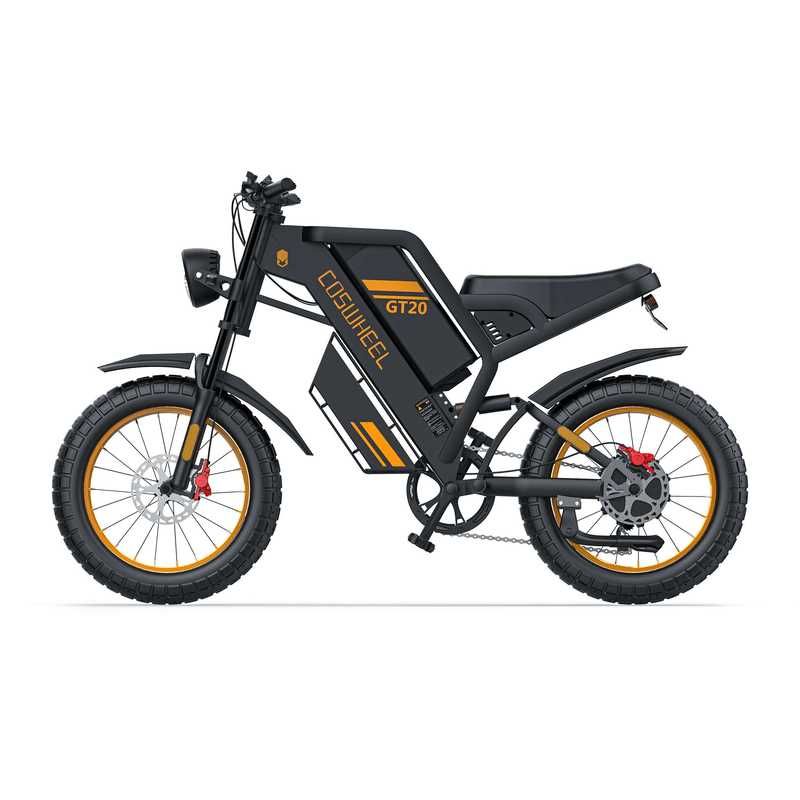 Bicicleta Electrica COSWHEEL GT20, Motor 1500W, 60 km/h, 48V 25AH